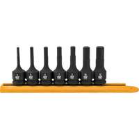 Hex Bit Impact Metric Socket Set, 7 Pieces Sécurité Médic