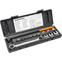 Ensemble d'outils &agrave; rochet avec ceinture serpentine 15 mcx Sécurité Médic