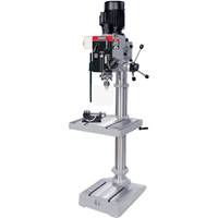 Gearhead Drilling Machines, 1/2" Chuck, 6 Speed(s), 21-3/4" W x 19-1/2" L, #3 Morse Sécurité Médic