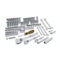 Jeu d'outils pour m&eacute;caniciens &agrave; 6 et 12 pans standards et profonds de 1/4", 3/8" et 1/2" SAE/m&eacute;triques Sécurité Médic