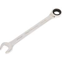 72-Tooth Ratcheting Combination Wrench, 12 Point, 30 mm, Chrome/Polished Finish Sécurité Médic