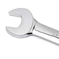 72-Tooth 12 Point Reversible Ratcheting SAE Wrench Set with Tool Roll, Combination, 7 Pieces, Imperial Sécurité Médic