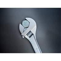 Adjustable Tapered Handle Wrench - Carded, 15" L, 1-11/16"/43 mm Max Width, Chrome/Polished Sécurité Médic