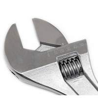 Adjustable Tapered Handle Wrench - Carded, 18" L, 2-1/16"/53 mm Max Width, Chrome/Polished Sécurité Médic