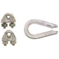 Wire Rope Clips with Thimble Set Sécurité Médic
