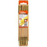 Red End&reg; Oversized Brick Mason Rule, 6' L, Wood, 1/16" Graduations Sécurité Médic
