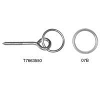 Campbell&reg; Welded Ring, 2", Nickel-Plated Sécurité Médic