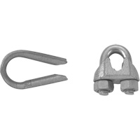 Wire Rope Clips with Thimble Set Sécurité Médic