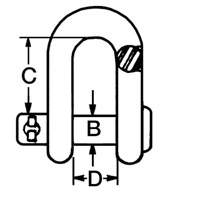 Campbell&reg; Super Blue Utility Clevis Sécurité Médic