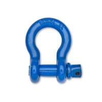 Farm Clevis Anchor Shackle, 1/4", Screw Pin, Coated Sécurité Médic