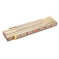 Folding Rule, 6' L, Wood, 1/16" Graduations Sécurité Médic