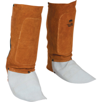 Leather Spats, 14" L, Lava Brown Sécurité Médic