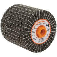 Tambours de finition Two-In-One, 4-1/4" dia. x 4" la, 5/8"-11 Arbre, Grain 80 Sécurité Médic