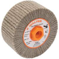 Tambour de conditionnement de surface Blendex, 4-1/4" dia. x 2" la, 5/8"-11 Arbre, Grain Fin Sécurité Médic