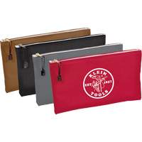 4-Pack Zipper Tool Pouches, Tool Holder, Canvas, 1 Pockets Sécurité Médic