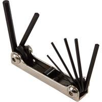 Folding Hex Key Set, 7 Pcs., Metric Sécurité Médic