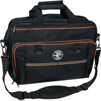 Tradesman Pro Tech Bag with Laptop Pocket, Polyester, 22 Pockets, Black/Orange Sécurité Médic