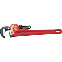 Straight Pipe Wrench #48, 6" Jaw Capacity, 48" Long, Powder Coated Finish Sécurité Médic