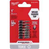 Jeu d'embouts Shockwave 1" Impact Duty Torx Sécurité Médic