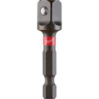 Shockwave Impact Driver Socket Adapter, 1/4" Drive Size, 3/8" Male Size, Ball, 1-7/8" L Sécurité Médic
