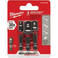 Shockwave Impact Driver Socket Adapter Set, 1/4" Drive Size, Ball, 1-7/8" L Sécurité Médic