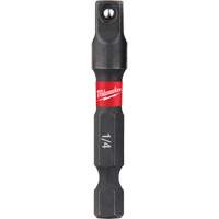 Shockwave Impact Driver Socket Adapters, 1/4" Drive Size, 1/4" Male Size, Ball, 1-7/8" L Sécurité Médic