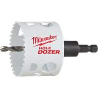 Hole Dozer Hole Saw with Arbor, 2-1/2", 1-5/8" Depth of Cut, Bi-Metal Sécurité Médic