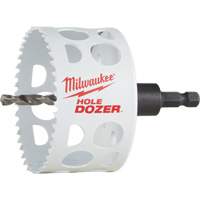 Hole Dozer Hole Saw with Arbor, 3", 1-5/8" Depth of Cut, Bi-Metal Sécurité Médic