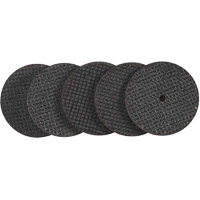 Reinforced Cut-Off Wheels, 1-1/2" x 0.045", None Arbor, Type 1, Aluminum Oxide, 40000 RPM Sécurité Médic