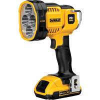 Max Cordless Jobsite Spotlight, LED, 1000 Lumens, Rechargeable Batteries Sécurité Médic