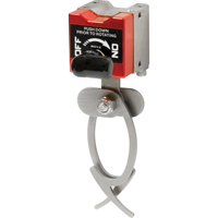 On/Off Magnetic Hanging Hooks, 5-3/4" Length, 1-3/4" Diameter, 35 lbs. Capacity Sécurité Médic
