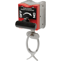 On/Off Magnetic Hanging Hooks, 7-5/8" Length, 2-1/2" Diameter, 110 lbs. Capacity Sécurité Médic