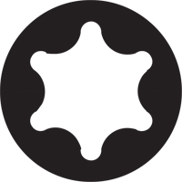 Embout de rechange pour tournevis multi embouts Sixpac Plus, Torx, 6, Prise 1/4" Sécurité Médic