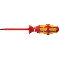 160 iS VDE Insulated Square point screwdriver, #2 Tip, Round, 12" L, Plastic Handle Sécurité Médic