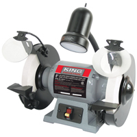 Bench Grinder, 8" Wheel Diameter, 1/2 HP, 1750 RPM Sécurité Médic