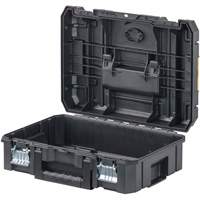TSTAK&reg; II Tool Box with Flat Top, 17-1/4" x 13" x 6-3/8", Black Sécurité Médic
