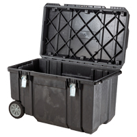 TOUGH CHEST Mobile Storage, 38-29/32" x 23-3/32" x 24-5/16", Black Sécurité Médic