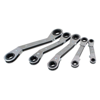 Offset Wrench Set, Ratcheting Box, 5 Pieces, Metric Sécurité Médic