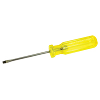 Tournevis &agrave; fente, 3/16", 8-1/4" lo, Prise Plastique Sécurité Médic