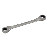 Double Box End Gear Ratcheting Wrench, 12 Point, 5/16" x 3/8", Plain Finish Sécurité Médic