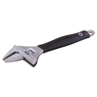 Adjustable Wrench, 8-1/4" L, 1-1/2" Max Width, Polished Sécurité Médic
