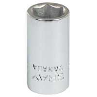 Socket, 5/16", 1/4" Drive, 6 Points Sécurité Médic
