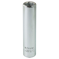 Socket, 5/16", 1/4" Drive, 6 Points Sécurité Médic