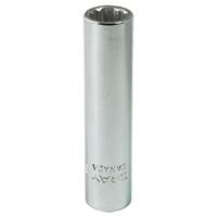 Socket, 5/16", 1/4" Drive, 12 Points Sécurité Médic