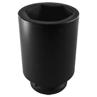 Socket, Impact, 3-1/8", 1-1/2" Drive, 6 Points Sécurité Médic
