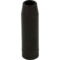 Socket, Impact, 10 mm, 3/8" Drive, 6 Points Sécurité Médic