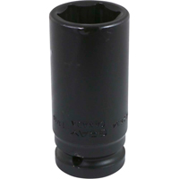 Socket, Impact, 9/16", 3/4" Drive, 6 Points, Deep Sécurité Médic