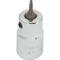 Douille &agrave; embout, Torx, T7 x 2-1/8" lo, Prise 3/8" Sécurité Médic