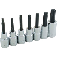 Jeu de douilles Torx, Torx, Prise 1/2", 7 mrcx Sécurité Médic