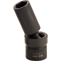 Universal Joint Socket, Impact, 3/8", 1/2" Drive, 6 Points Sécurité Médic